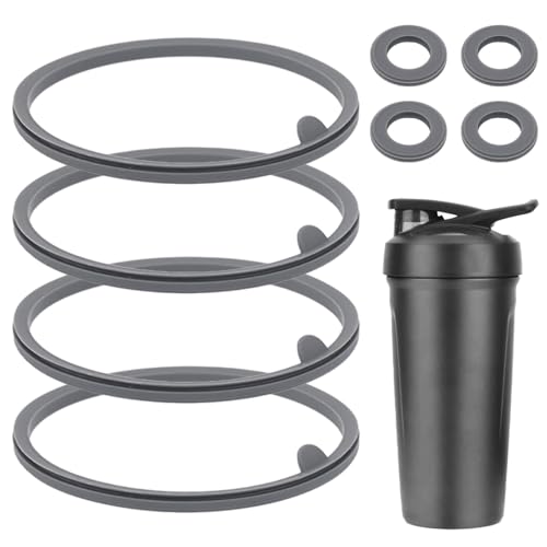 8pcs Silicone Lid Gasket Replacement for BlenderBottle Strada Shaker Cup