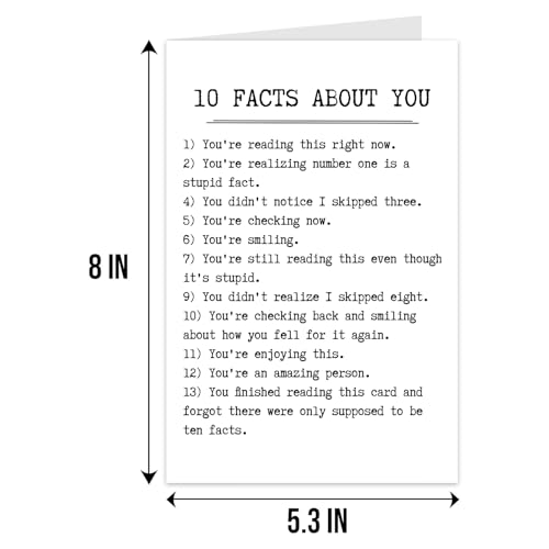 Humorous You're An Amazing Person Card for Friends & Family
