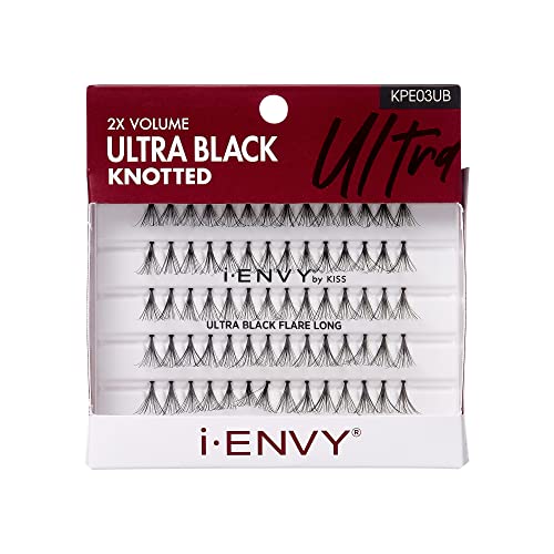 i-Envy Kiss Ultra Black Individual Long False Eyelashes