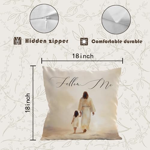 Christian Decorative Pillow Covers 18x18 - Cotton Couch Covers