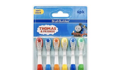 Brush Buddies Thomas & Friends Toddler Toothbrush Set 6-Pack Soft Bristles
