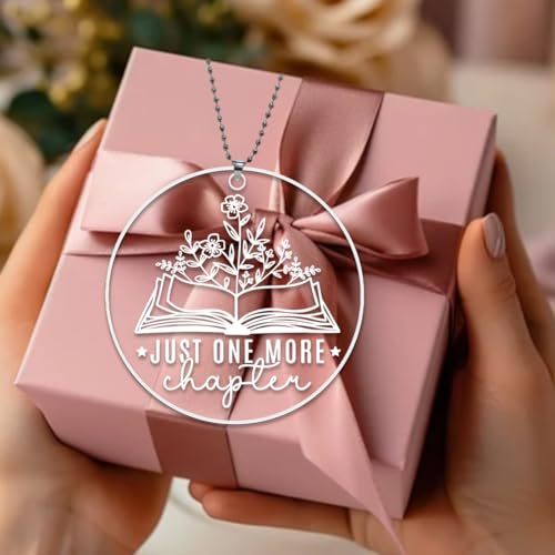 Book Lover Christmas Ornament - Just One More Chapter 2026