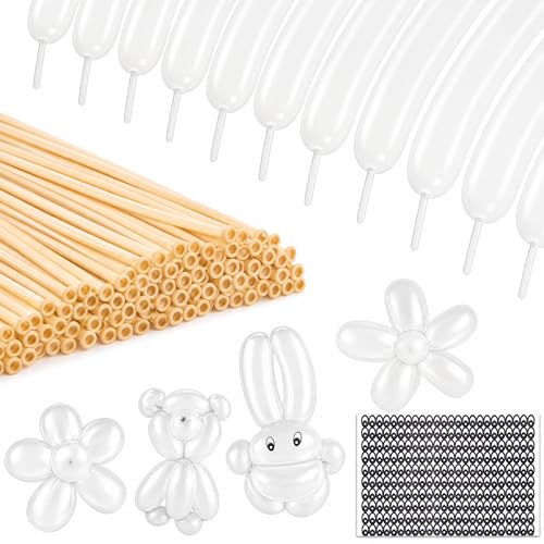 LovesTown 100PCS Clear 260 Twisting Balloons for Animal Crafts