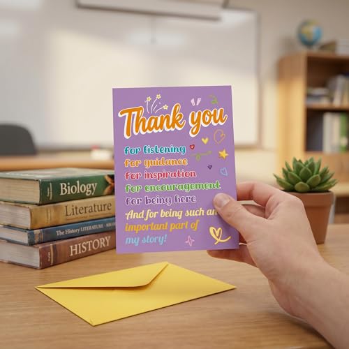 Ceiba Tree Thank You Card with Envelope - Teacher & Mentor Gift