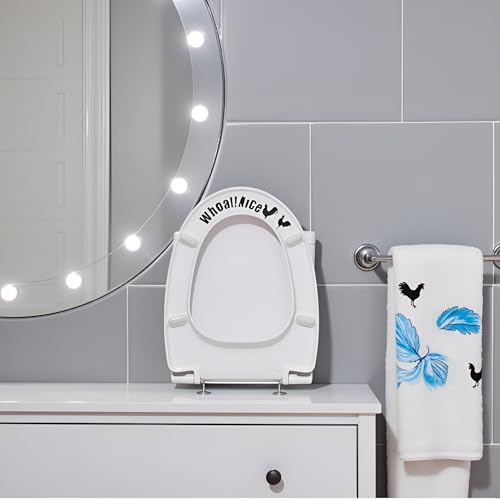 Funny Toilet Seat Sticker Waterproof Vinyl Prank Wall Art Decor