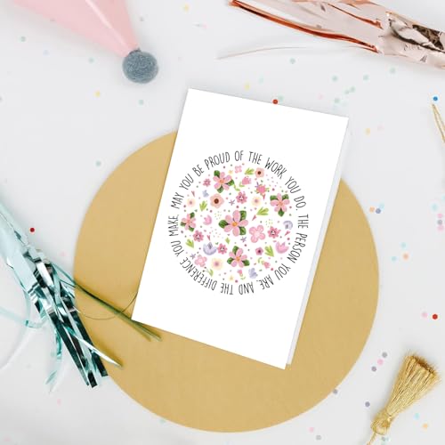 Proud of You Greeting Card for Nurses, Teachers, and Friends