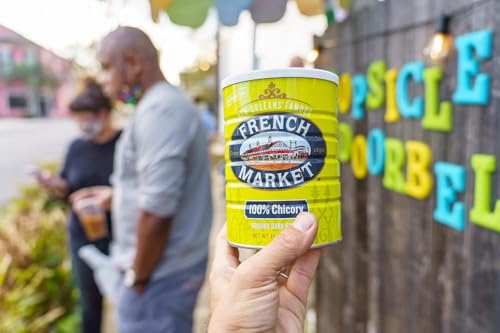 French Market Ground 100% Chicory Dark Roast Caffeine-Free 16oz (Pack