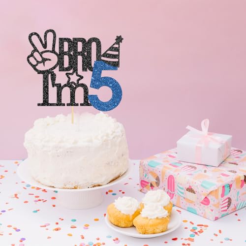 5th Birthday Cake Topper - Big Brother Celebration Decoration
