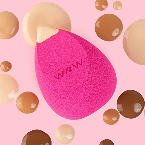 wet n wild Makeup Sponge - Low Product Absorption Pink Blending Sponge
