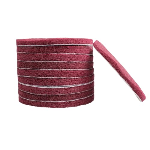 10 Pcs 5-Inch Scouring Pads - 400 Grit Conditioning Discs for Cleaning & Polishing