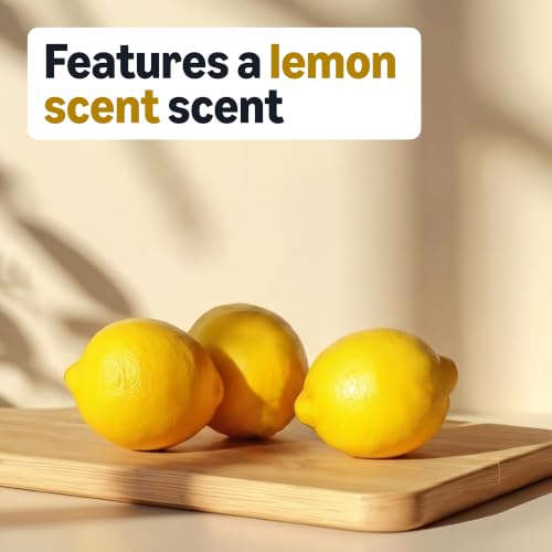 Amazon Basics Disinfectant Spray, Lemon Scent, 19 Oz (Pack of 1)