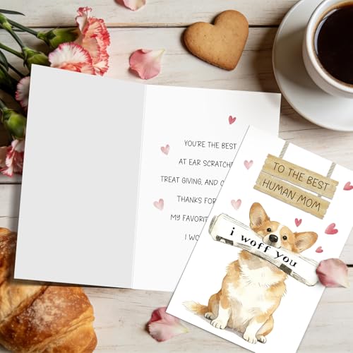 Cute Dog Mother's Day Card - Funny Keepsake for Dog Moms