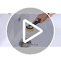Durable Kitchen Cleaning Brush with Soap Dispenser - 2-Pack