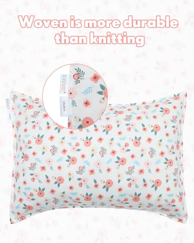 ALVABABY Cotton Toddler Pillowcases for 13x18 & 12x16 Pillows - 2 Pack