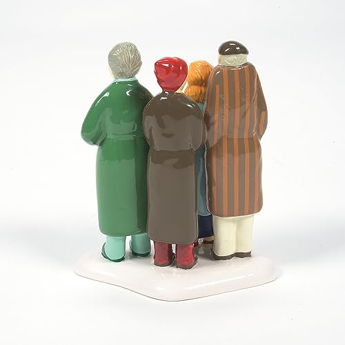 Department 56 Snow Village Christmas Vacation Figurine - Freezing Our Baguettes Off, Dolomite Snow Variant, 3.25 Inch, Multicolor