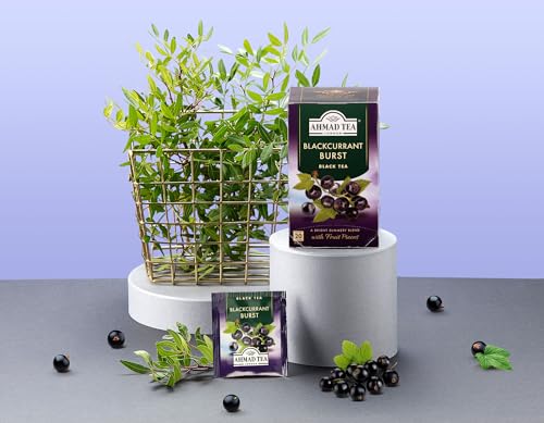 Ahmad Tea Blackcurrant Burst Black Tea - 20 Count Box