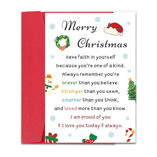 STVK Christmas Card for Secret Santa Gift Exchange - Fun & Creative