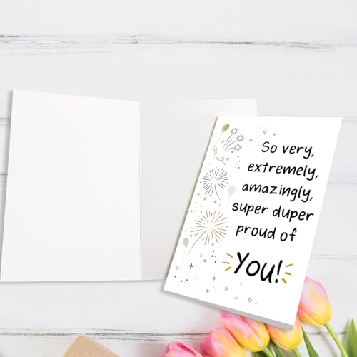 Graduation Card - Proud of You Card for Friends & Family