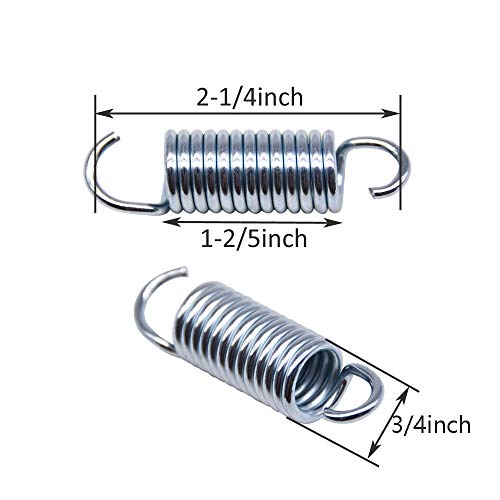 Yoogu 2-1/4 Inch Recliner Replacement Tension Springs - 6 PCS