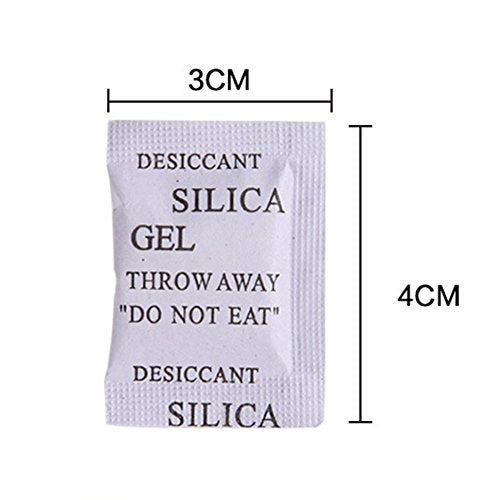 Saycker Food Grade Silica Gel Desiccant Packets - 200 Pcs Moisture Absorber