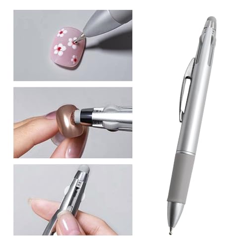 NoxWisp 5-in-1 Nail Dotting Tool and Ballpoint Pen for Nail Art