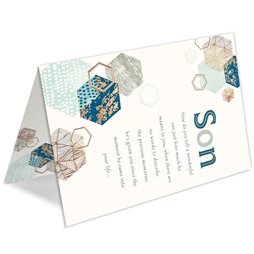 Son Birthday Card MM-466 - Heartfelt Gift for Adult Son