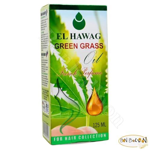 Green Grass Hair Oil El Hawag 100% Pure Natural Egyptian Hair Care 125 ml