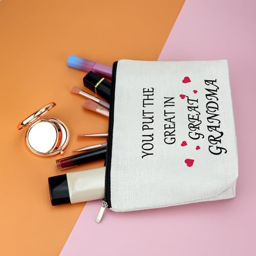 Great Grandma Makeup Bag - Gift for Great Grandmother and Nana