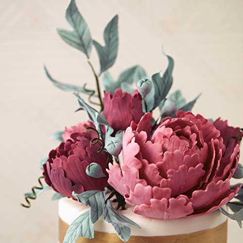 Wilton Gum Paste Flower Cut-Outs Set - Make Gorgeous Gum Paste Flowers for Your Desserts, Instruction Book Included for Gum Paste Flowers, 28-Piece