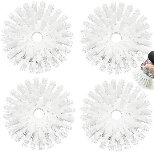 4 White Palm Brush Refills for OXO Soap Dispensing Brush