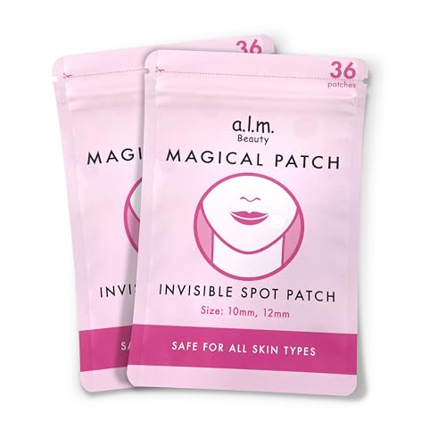 a.l.m. Magical Hydrocolloid Pimple Patches - Invisible Acne Spot Treatment