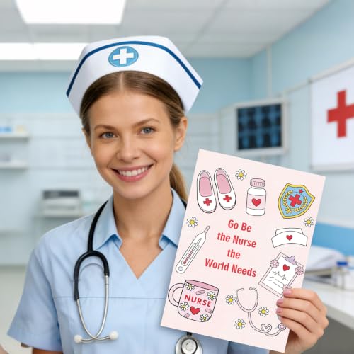 Funny Nurse Graduation Card for Nursing Students - Premium Design