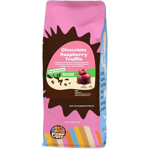 Decaf Chocolate Raspberry Truffle Ground Coffee - 10 oz Bag