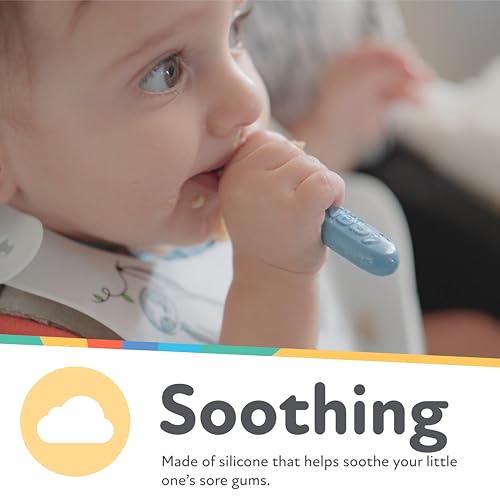 Nuby Baby's First Spoons Set - 3 Pack for Self-Feeding