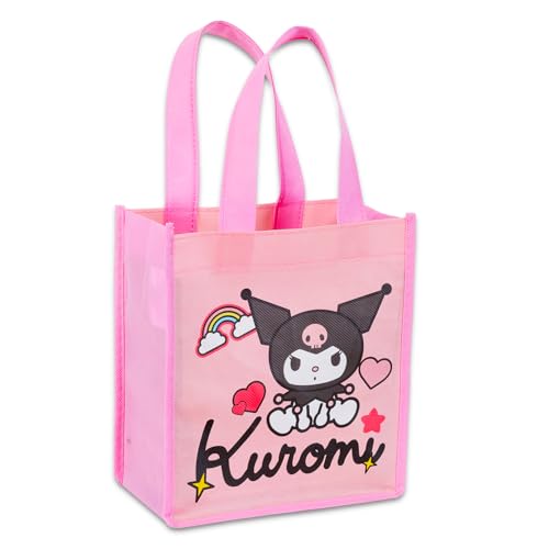 Kuromi Party Favor Bags Set - Bundle with 12 Kuromi Party Goodie Bags for Kids Plus Stickers, More | Kuromi Party Supplies for Kids, Girls