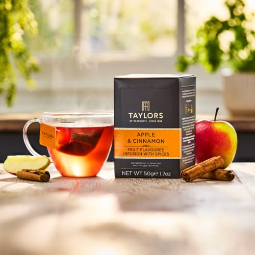 Taylors of Harrogate Apple & Cinnamon Herbal Tea - 120 Tea Bags