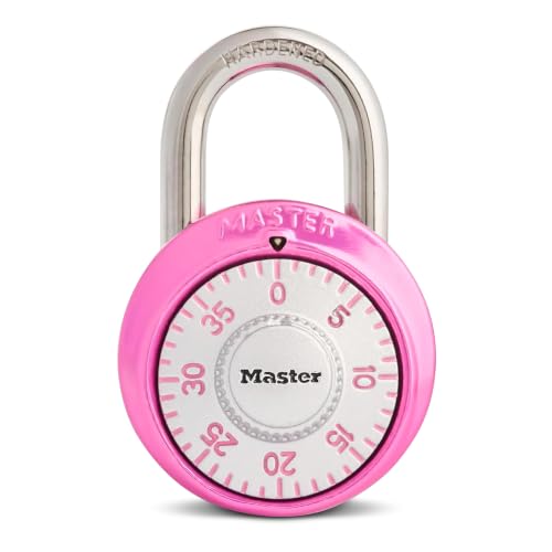 Master Lock 1530DPNK Combination Padlock - Pink Locker Lock