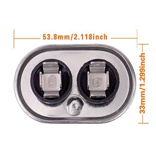 15UF CBB65 Run Capacitor for Fans & Heat Pumps - 370/440VAC