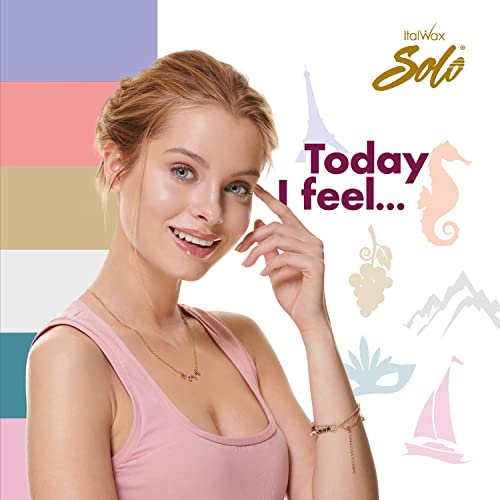 Italwax Solo Avril Parisienne Hard Wax Beads 100g Orchid Synthetic