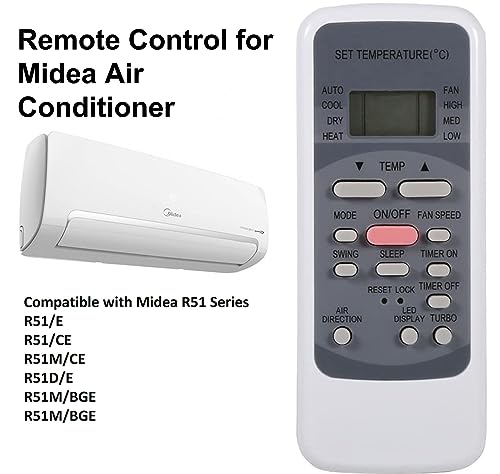 Midea Air Conditioner Universal Remote Control with Timer