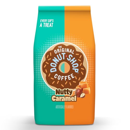 Nutty Caramel Ground Coffee - Medium Roast, 12 oz Bag