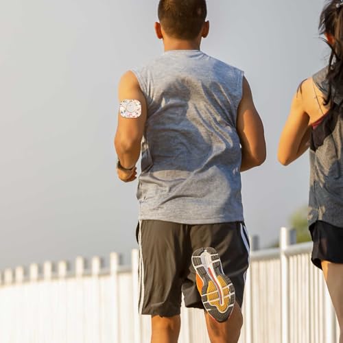 25pcs Adhesive Over Patches for Dexcom G7, Christmas Waterproof CGM Sensor Cover Tapes, Non-Woven Fabric Reindeer Christmas Tree Sensor Sticker, Blood Sugar Monitor Overpatches for Dexcom Accessories