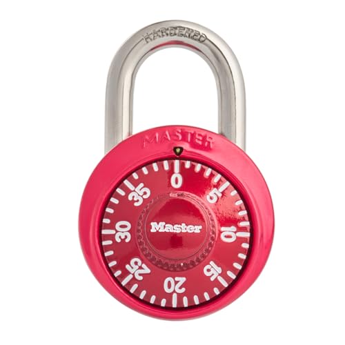 Master Lock 1523T Combination Padlock - 2 Pack, Resettable Keyless Security