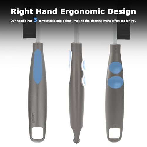 Ergonomic Grout Brush Set - 2-Piece Anti-Slip Cleaning Tools