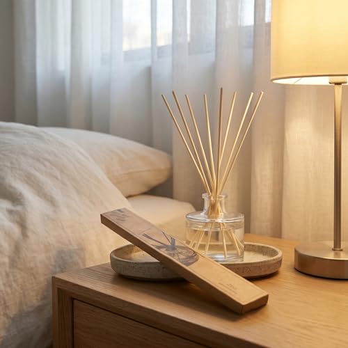10-Inch Reed Diffuser Sticks - 25PCS Natural Rattan Refills