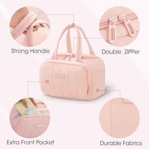 SODEER 7L Insulated Lunch Bag for Women - Leakproof Pink Cooler Tote