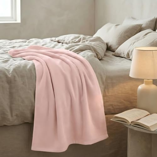 Ultra Soft Zero-Twist Cotton Bath Towel - Coral Pink, 27.5x55 in