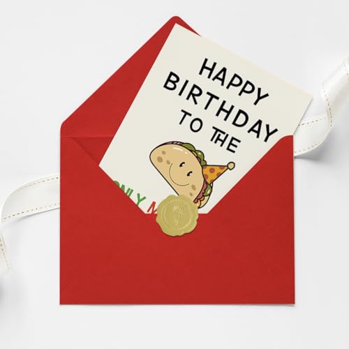 Funny Taco Pun Birthday Card for Husband - 5.3x7.1 Card