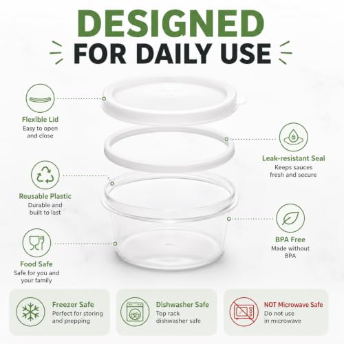 Greenco 20-Piece Small Food Storage Containers Set with Lids