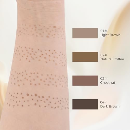 LYRADEW Faux Freckle Pen - Waterproof Long-Lasting Fake Freckles Stamp 02 Natural Coffee